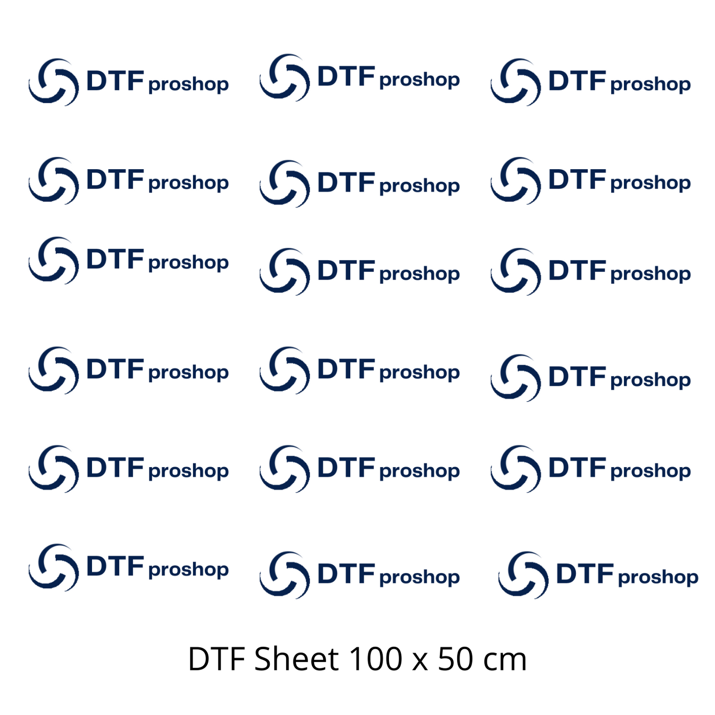 DTF transfer sheet 100 x 50 cm